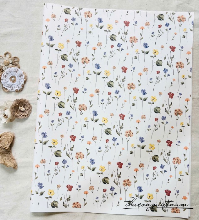 Giấy gói quà Fo Kem - B37